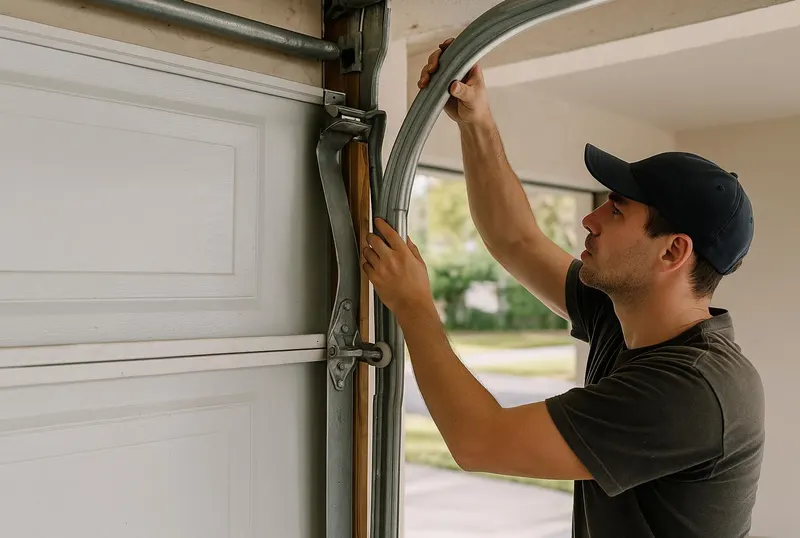 Off Track Door Repair in Naples
